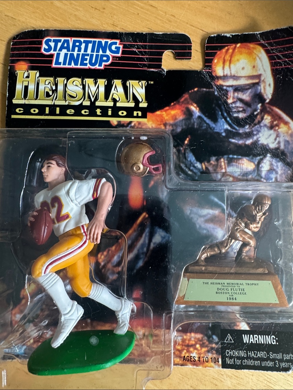 Starting Lineup Heisman Collection Football Player Figure - White & Yellow